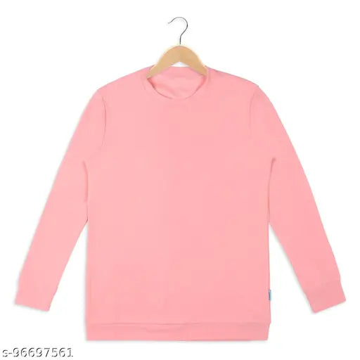 Branded cotton blend long sleeve solid t-shirt for men, high-quality garment from India