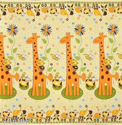 Cotton flat sheets, single bedsheet with cartoon print, ideal for summer adult use