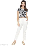 Rayon pants for women, waist 26-40 inches, casual and office suitable, made in India
