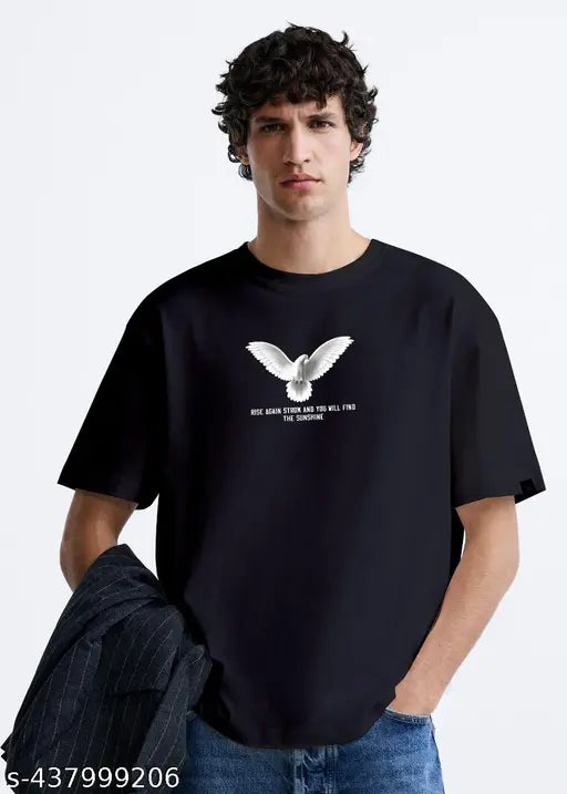 Lime green cotton classic fit men's essential T-shirt - relaxed fit, down shoulder seams, ideal for casual days and streetwear