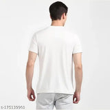 Printed Jatav t-shirt, polycotton short sleeves, trending men's round neck fashion from India