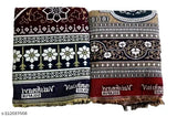 Designer Solapur Cotton Blanket, ethnic motifs, free size (60x90), traditional warmth & comfort