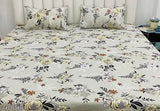 Double cotton, 210TC Supersoft LAYNORA HOME elastic fitted sheets (78x72+10), geometric design