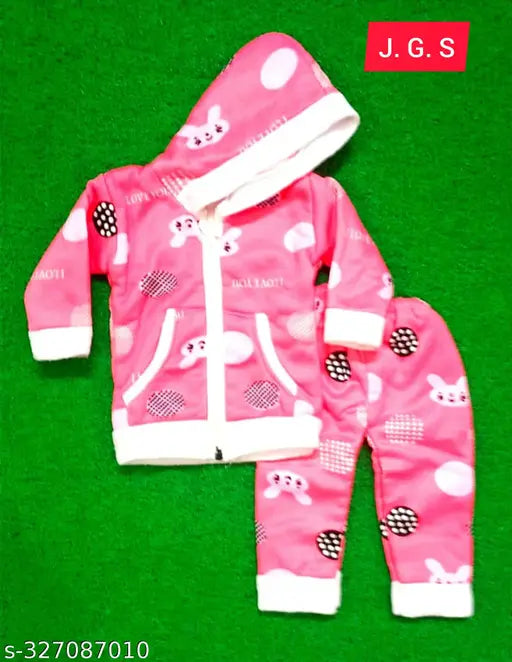 Multi-colored velvet baby sweater set: prints for boys and girls (0-12 months), India origin