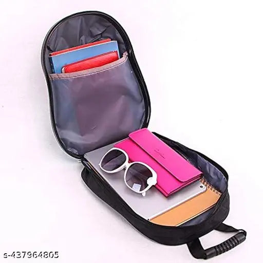 Yellow PU eggshell print kids backpack for school, picnic, and tuition. Durable design suitable for kindergarten