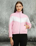 Girls wool colorblocked contrass jacket, long sleeves, size 8-9 years