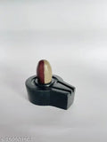 Natural crystal Narmadeshwar Shivling, Indian origin for daily home worship, office decor