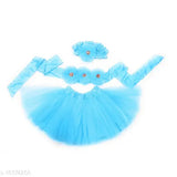 Pastel net lehenga choli set for kids, Indian traditional wear aged 0-5 years