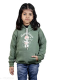Coral wool sweatshirts & hoodies for girls, pack of 1 - versatile, cozy attire for growing children (ages 1-12), made in India