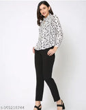 Black Lycra Nero Pant - Stretchable, elastic pocket, women's casual formal wear from The Bottom Looks™ (India)