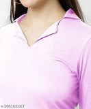 Women's black cotton three-quarter sleeve t-shirt, solid design, XS (32in bust), made in India