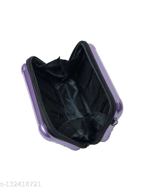 Acrylic boxy sling bag, solid net pattern, detachable straps for cross-body wear or hand hanging, high-quality product from Desence