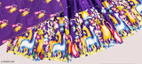 Satin quirky print lehenga blouse for baby girls, aged 1-12 years, readymade in India