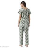 Cotton Shararat Women's Floral Printed Pyjama Set, vibrant nightwear from India