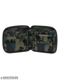 PU classic world zipper wallet, solid design with 2 compartments. Accessory for men and women, free size