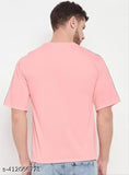 Multicolored men's polyester T-shirt, short sleeves with printed net pattern, size M & L, India origin
