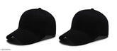 Designer pack of 2 cotton baseball caps, unisex style in diverse colors, ideal for casual wear, origin India
