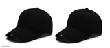 Designer pack of 2 cotton baseball caps, unisex style in diverse colors, ideal for casual wear, origin India