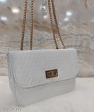 PU colorblock slingbag for women. Graceful, classy, and spacious. Made in India