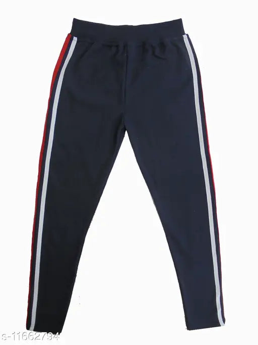 Comfort cotton jeggings for girls pack of 5, solid black leggings in free size (30in waist, 35in length, 30in hip)