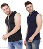 Multicolor sleeveless t-shirt from Tfurnish, vibrant fashion for all sizes (S-XL), India origin