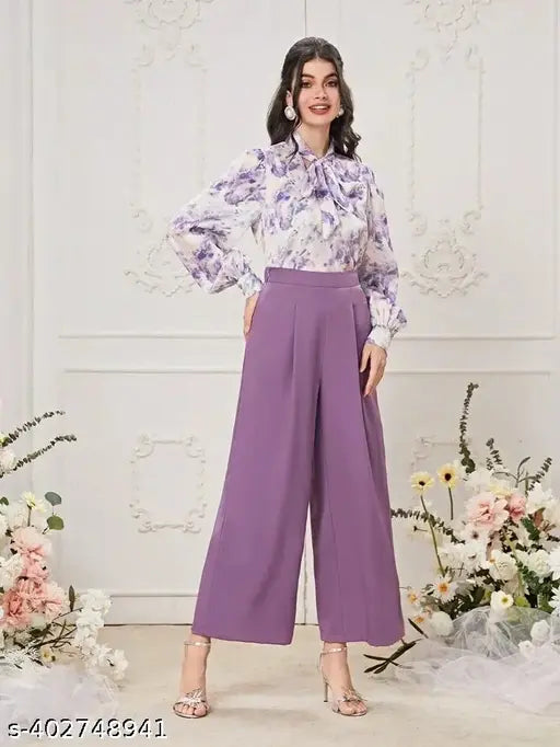 Stylish Lycra jumpsuit for women, solid net pattern, long sleeves, India-made