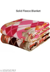 Fleece net free size stylish blanket from India, perfect for cozy home decor or gifting