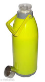 Green double-walled, BPA-free insulated water bottle with handle by Kotak Sales (1200ML)