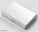 Stainless steel RFID card holder, 6 slot Stealodeal Rose SILVEER, sleek and secure wallet for men & women