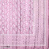 Cotton king size bedsheets, soft & breathable Jaipuri style for an adult AC room, 124 thread count, double/king size, from Banethi India