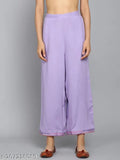 Rayon embroidered kurti set with palazzo bottoms for women, festive and party wear