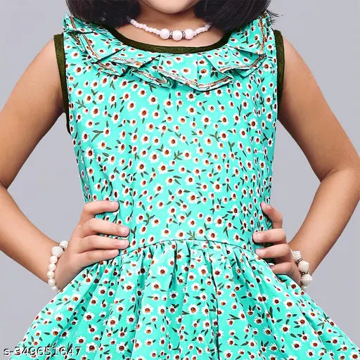 Festive print crepe palazzo kurta set for girls, Indian festive wear for ages 12 months to 8 years