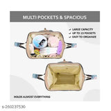 Unicorn pink maternity diaper backpack, waterproof and durable Lil Sprouts bag with 13 pockets, 3-layer protection, and insulated bottle holders. High-quality, travel-friendly, and perfect for essential baby items