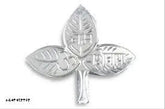 Pure silver Belpatra Bilva leaves for Puja (2g), Indian God idol accessory with spiritual benefits