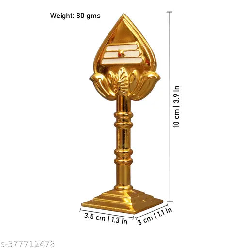 Gold Spillbox Car Dashboard Idol, decorative accessory for home & office use