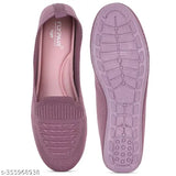 Mesh ballerina flats, textured & slip-on, stylish belly combos for women (IND-5 to IND-8), India