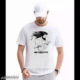 Printed Polyester Men's LTF-Round Neck Half Sleeve T-shirt, comfortable and versatile fashion for everyday wear
