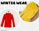 Striped wool kids winter sweater for boys and girls, long sleeve design in various sizes