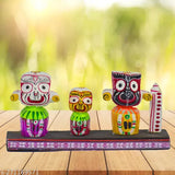 Controversial wooden God Idol "Jagannath": Critical analysis on debates surrounding Indian artifact (18cm x 8cm x 3.5cm)