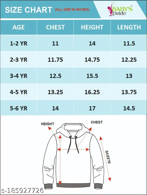 Kids star jacquard sweatshirt, premium quality long sleeve, printed net pattern, soft and skin-friendly for 5-6 years old kids' casual wear (India origin)