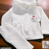 Stylish wool winter hood for kids (girls & boys), solid color design on playful children