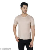 Stylish cotton blend short sleeve men's t-shirts, premium fabric for comfort & breathability