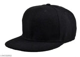 Green cotton hip hop cap, stylish one-size cap from India