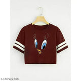 Cotton blend Delhi T-shirts (Packup 1) - Printed, short sleeves for women in S, M, L, XL sizes. Indian fashion apparel for casual and party wear