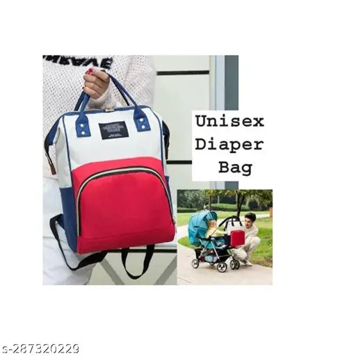 Indian-made free size diaper backpack, waterproof polyester nappy bag with maternity-friendly design