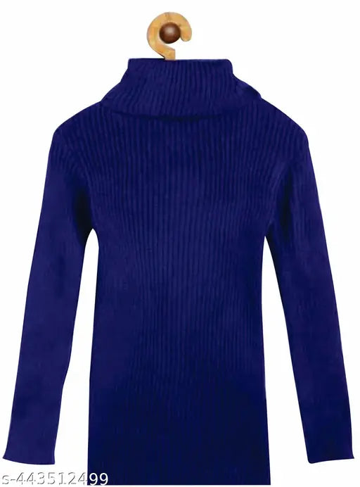 Unisex kids woolen highneck sweater combo pack 4 - Soft, skin-friendly sweaters for infants to 4-year-olds