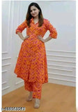 Rayon Charvi Pretty Women's Kurta Set with Palazzos, printed net, three-quarter sleeves, M-XXXL sizes available