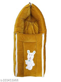 Velvet embroidered net baby sleeping bag/carry bag set - Kukraila Enterprises, for 0-9 months, made in India