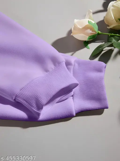 Embellished polycotton sweatshirt for girls aged 8-16, Indian-made long sleeve style on hangar