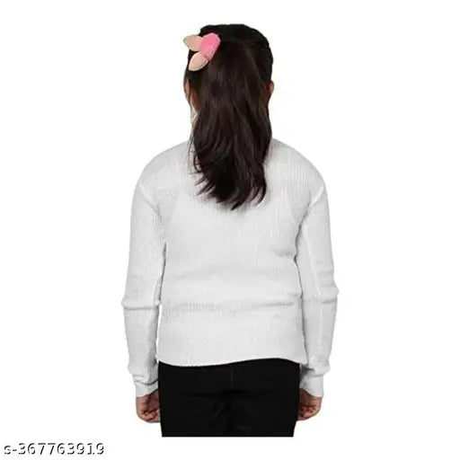 Striped woolen highneck for kids, warm winter wear in multiple sizes. Made in India